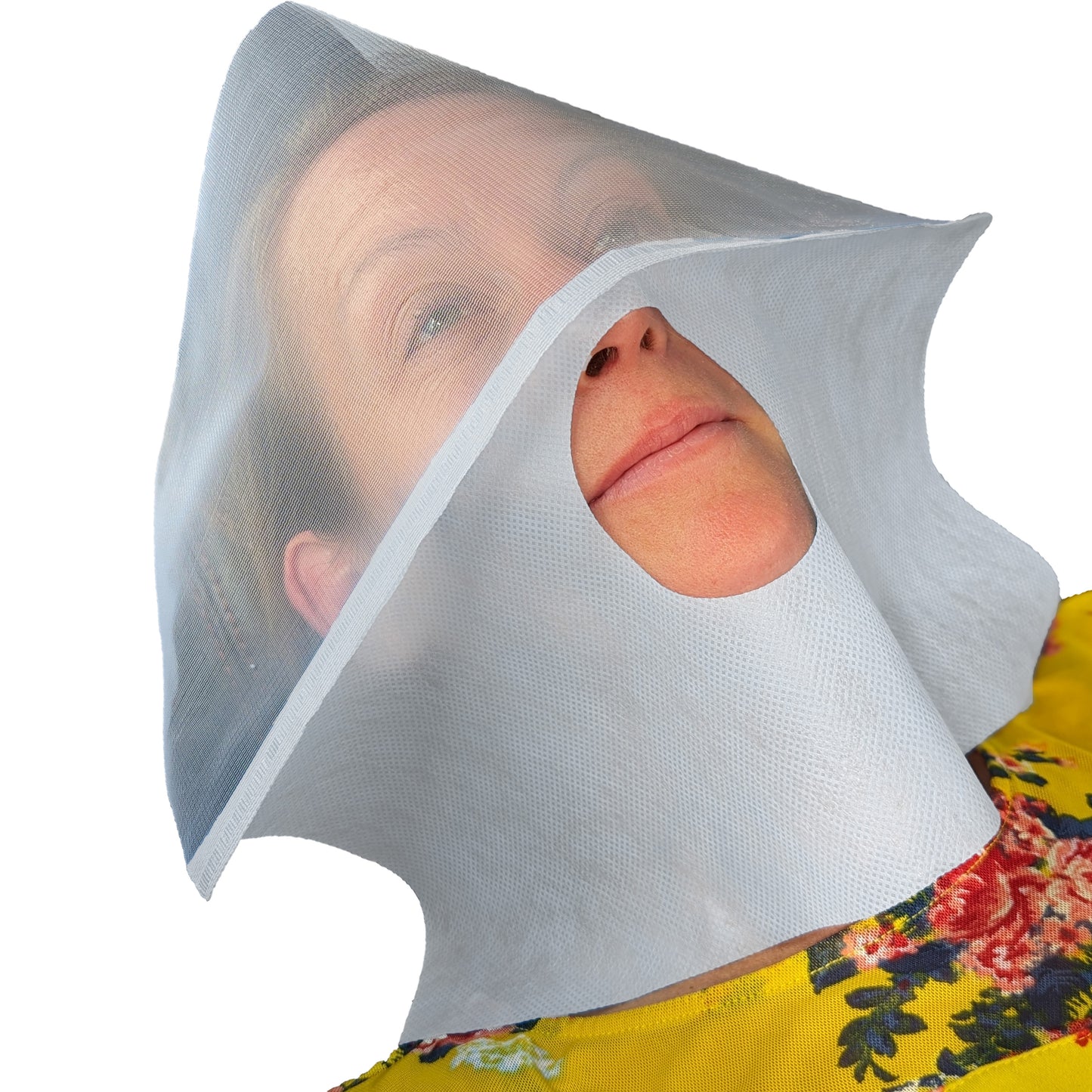 Disposable Face Drapes with Viewing Mesh – Clean, Comfortable Coverage for Light-Duty Use (50 / pack)