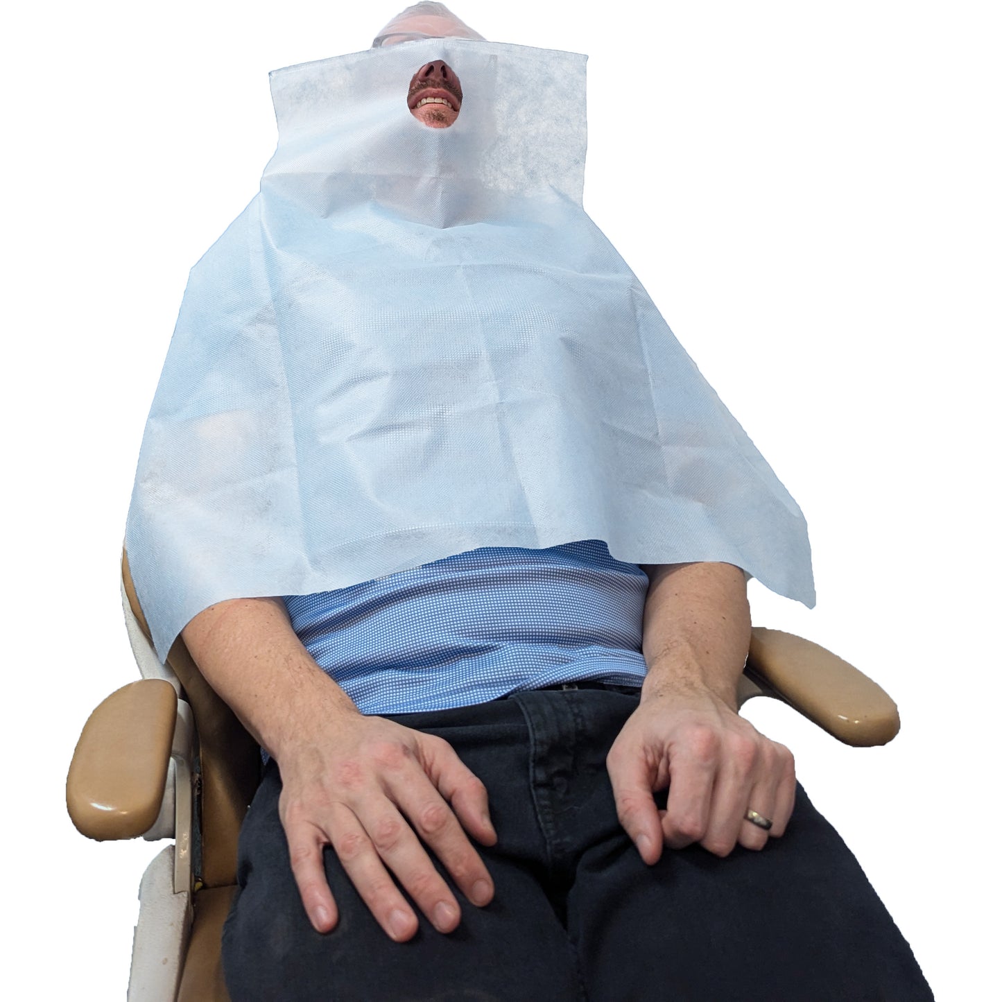 Disposable Full-Face Cover Drape – General Hygiene Use (50 / pack)