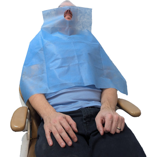 Disposable Full-Face Cover Drape – General Hygiene Use (50 / pack)