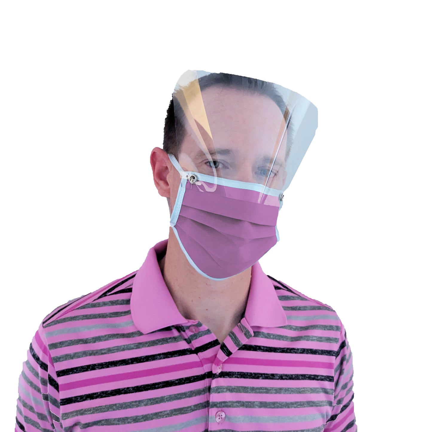 VESTEX Re-Usable Face Mask and Shield (12 / Pack)