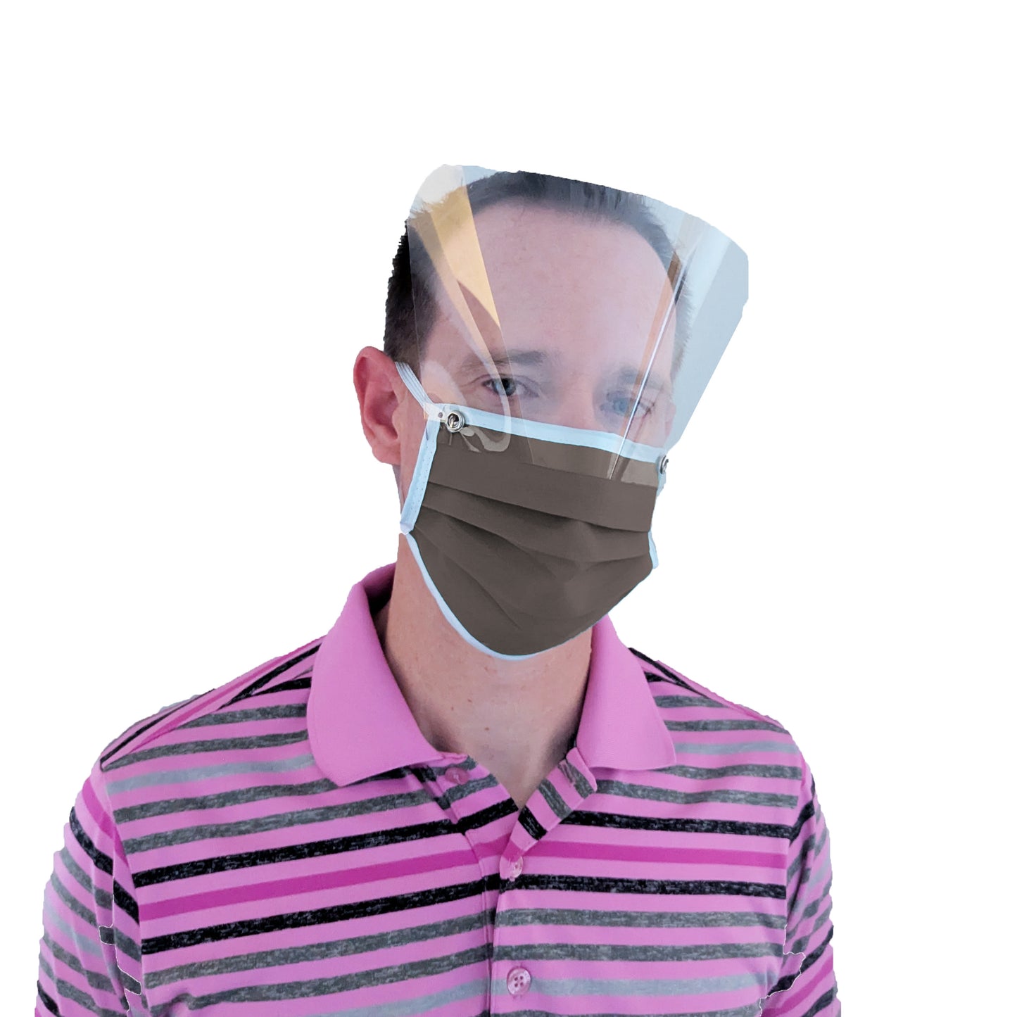 VESTEX Re-Usable Face Mask and Shield (12 / Pack)