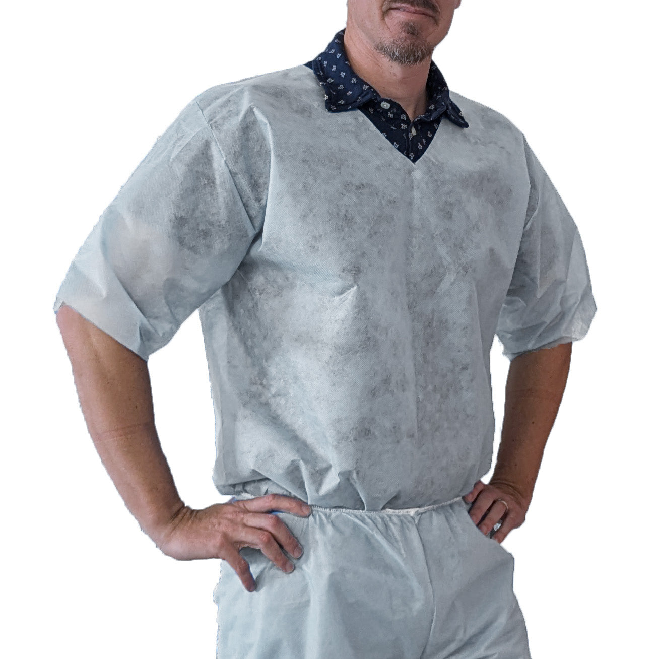 Disposable Scrub Short Sleeve Top (5 / Pack)